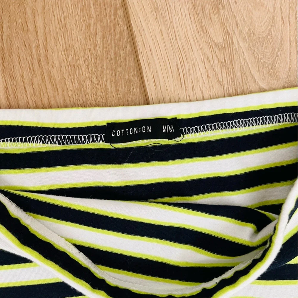 Cotton On Striped Fold Over Skirt